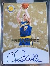 9/10 CHRIS MULLIN ON-CARD AUTO 2012-13 PANINI PREFERRED GOLD #121 WARRIORS SSP🔥
