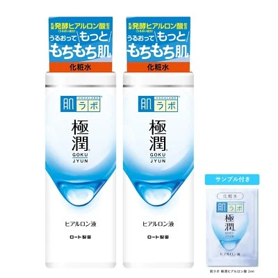 Rohto Hada Labo Loción Gokujyun Ácido Hialurónico Piel Sensible Botella 170mlx2 Foto 1 de 4