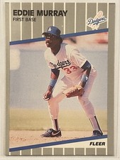 1989 Fleer Update Eddie Murray #U-92 Baseball Los Angeles Dodgers HOF