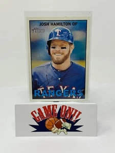Tarjeta Topps Heritage 2016 de béisbol Josh Hamilton SP #463 - Imagen 1 de 2