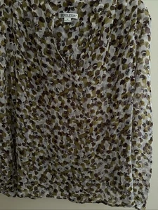 Pendleton Damen Bluse Mehrfarbig Größe 14 Seidenmischung Langarm Knopfleiste - Bild 1 von 5