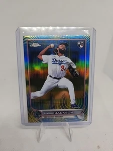 2022 Topps Chrome Sonic Andre Jackson RC #121 Blue Yellow Sonic Refractor /75 - Bild 1 von 3