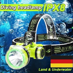 Tragbare Tauchscheinwerfer Unterwasser LED Taucher Spearfishing Scheinwerfer - Bild 1 von 12