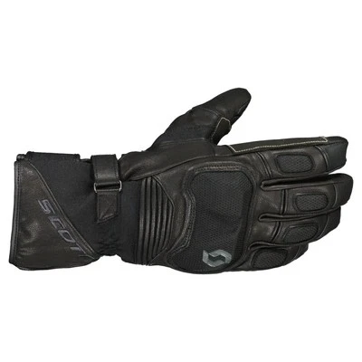 Scott Priority Pro Gore-Tex Motorcycle Gloves Mens CE Black - Image 1 of 2