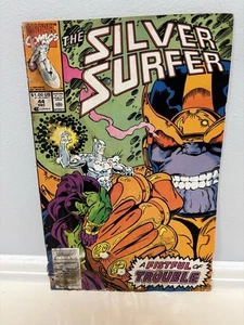 SILVER SURFER VOL 3 #44 NEWSTAND 1st INFINTIY GAUNLET MARVEL KEY 1990 - Picture 1 of 5