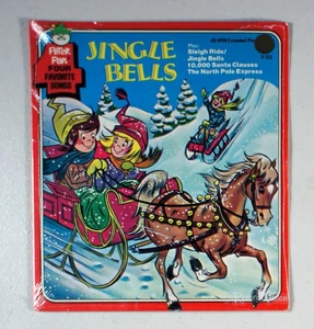 Peter Pan - Jingle Bells (7" Red) (1970) [SEALED] Vinyl 45 • Christmas Holiday - Picture 1 of 2