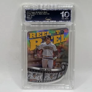 2023 Bowman's Best - Reel to Reel Die-Cuts Refractor #RR-25 Juan Soto - Picture 1 of 2