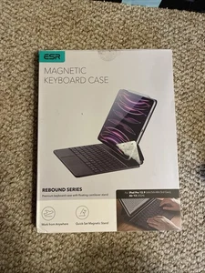 ESR Rebound Series Magnetische Tastatur Hülle für iPad Pro 12.9/Air 13 Schwarz - Bild 1 von 3
