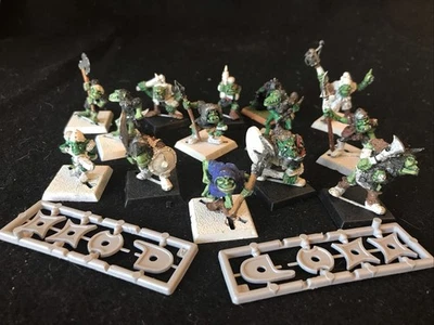 🌳Warhammer Fantasy Orc Warriors Modelos Clásicos de Metal 28mm Games Workshop Foto 1 de 4