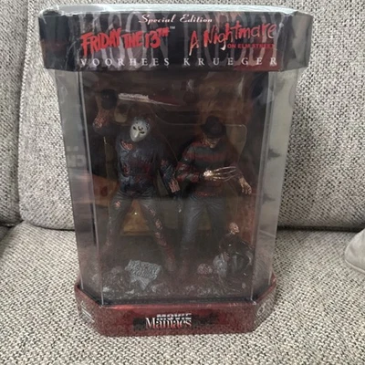 McFarlane Toys Movie Maniacs Edición Especial Jason Voorhees VS Freddy Krueger Foto 1 de 4
