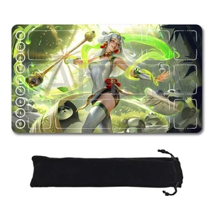 LUX - League Of Legends Riftbound Playmat 24x14 in + Free Storage Bag - Picture 1 of 15