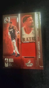 Blazers camiseta vintage Panini Silhouette DeAndre Ayton usados en juego reliquia #1 (DE) 2024-25 - Imagen 1 de 3