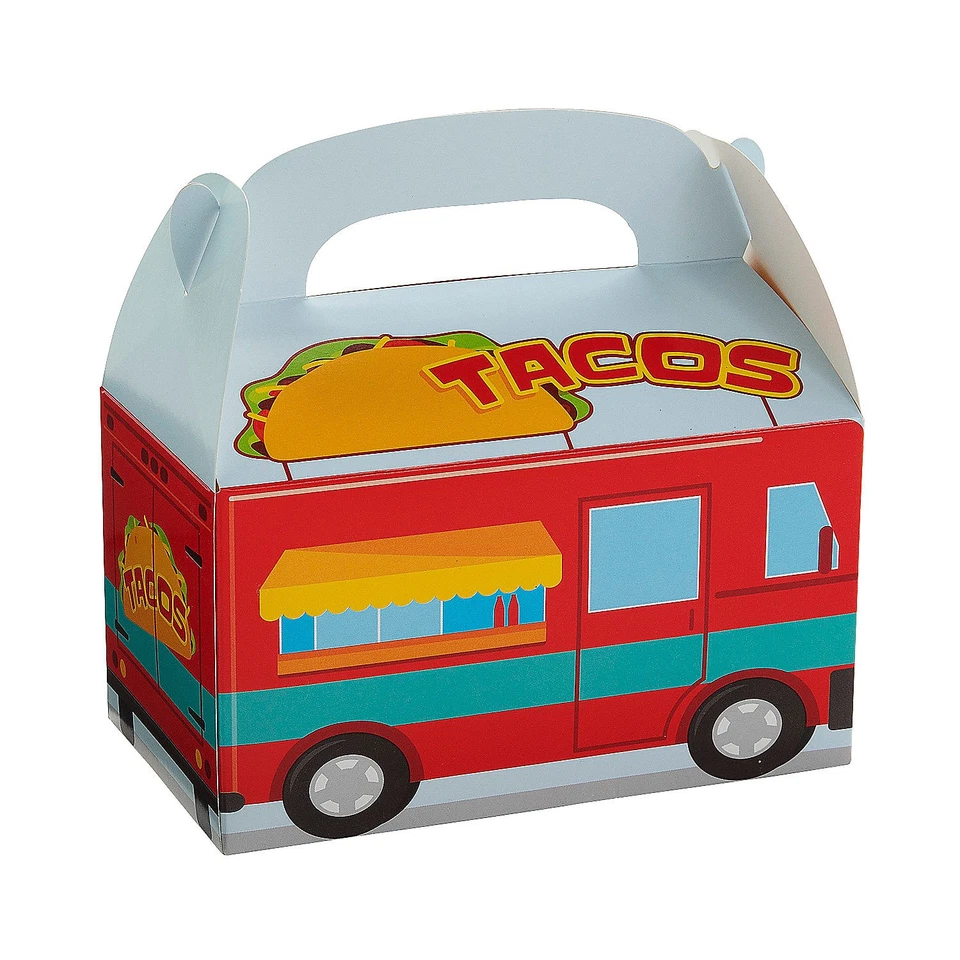Коробки для лакомств для грузовиков Fun Express Taco - 12 шт. - Изображение 1 из 1