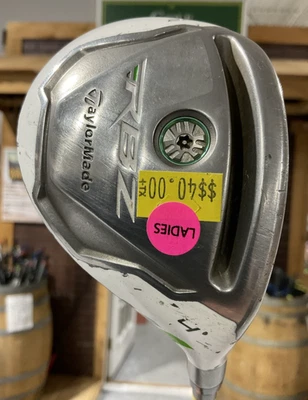 Madera de calle TaylorMade RBZ 22° #4 39" ROCKETBALLZ damas grafito flexible diestro usado Foto 1 de 4