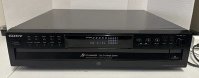 Sony CDP-CE275 5 Disc CD Changer Disc Exchange System TESTED WORKS Audiophile - Image 1 of 4