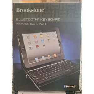 Brookstone Bluetooth Keyboard for iPad 2 Black - Picture 1 of 7