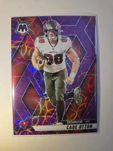 2025 Panini Mosaic Cade Otton Tampa Bay Buccaneers #211 Purple Scope Prizm - Bild 1 von 2