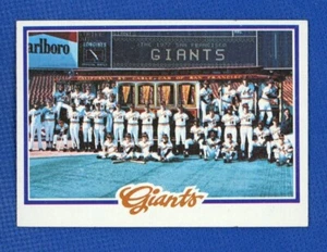 ⚾? 1978 Topps Baseball Set Break # 82 San Francisco Giants Teamkarte - Bild 1 von 2