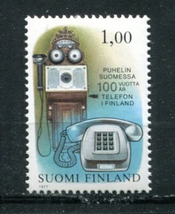 FINLAND 1977, CENTENARY OF FIRST TELEPHONE IN FINLAND, Scott 606, MNH - Picture 1 of 1