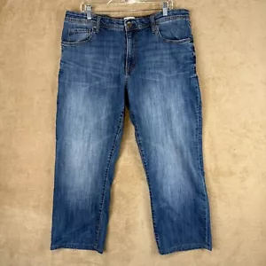 Jeans William Rast uomo 38x26 blu relaxed dritto legacy lavaggio medio denim - Foto 1 di 14