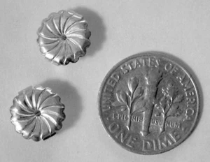 1 Paar massive Sterlingsilber 10 mm extra große Schmetterling Push Back Ohrring Rücken - Bild 1 von 2