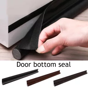 Door Bottom Seal Strip Stopper Under Door Draft Guard Stopper Soundproof Strip - Picture 1 of 17