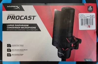 HyperX ProCast Large Diaphragm Condenser Microphone XLR XC001 - Image 1 of 4