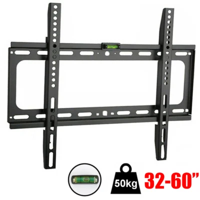 TV Wandhalterung Wandhalter LCD LED Plasma Fernseher 32- 60 Zoll Flach bis 50 KG - Bild 1 von 4