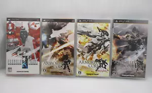 PSP ARMORED CORE 3, SILENT LINE, LAST RAVEN, FORMULA FRONT 4Games Japan LR SL - Picture 1 of 10