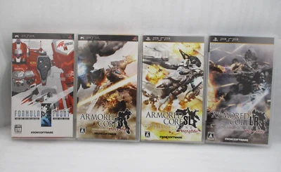 PSP ARMORED CORE 3, SILENT LINE, LAST RAVEN, FORMULA FRONT 4Games Japan LR SL - Image 1 of 4