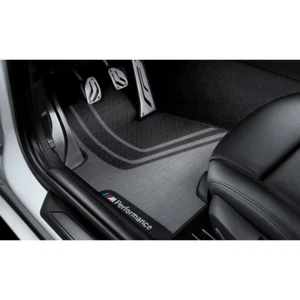 ORIGINAL BMW M Performance Fussmatten vorne links + rechts 5er F10 F11 - Picture 1 of 3