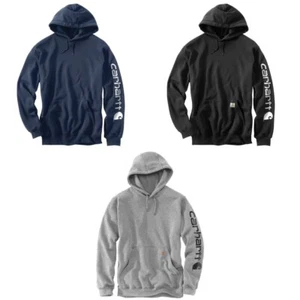 Sudadera con Capucha Carhartt Para Hombre Calce Suelto Logo Manga Gráfico Peso Medio Trabajo Sudadera - Imagen 1 de 14