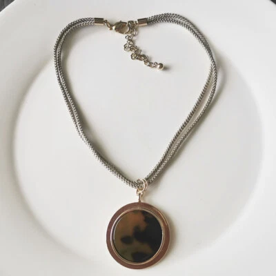 New 16" Chico's Round Pendant Necklace Gift Fashion Women Party Vacation Jewelry - Image 1 of 3