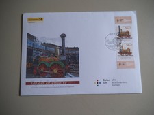 BRD 2013, FDC mit Michel Nr. 3027, DP PHILATELIE, Motiv Eisenbahn,