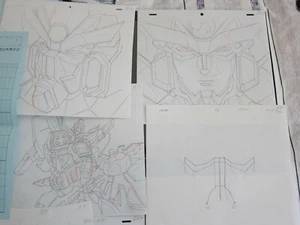 Gravion Zwei anime Sol Gravion Eyecatch douga/genga set - Picture 1 of 7