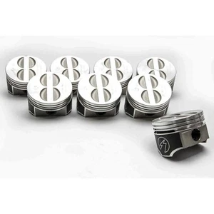 Set 8 Speed Pro L2256F 30 .030" Chevy 350 Forged Coated Flat Top Pistons - Picture 1 of 1