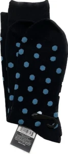 West Loop Herren Anzugsocken dunkelblau Tupfen Größe 6 - 12 Neu - Bild 1 von 2
