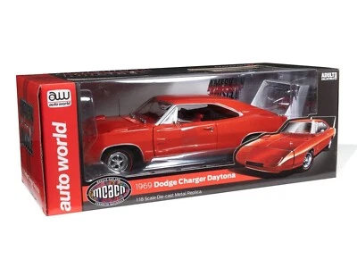 Autoworld 1:18 Scala - 1969 Dodge Caricabatterie Daytona Rosso AMM1324 - Immagine 1 di 4