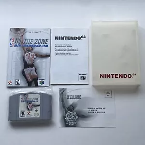 *NEUWERTIG* NBA in the Zone 2000 N64 Nintendo 64 Authentic Game Manual Reg Card Case - Bild 1 von 1