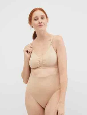 Motherhood Sz XL Average Busted Clip Down Maternity Nursing Bra A-D Cups 98422 - Image 1 of 4