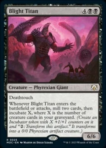 x1 Blight Titan R MTG Commander: March of the Machine M/NM, English - Picture 1 of 1