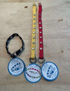 New Mogo Charm Band Bracelet New Lot of 3, Red, Yellow, Black  - Picture 1 of 3