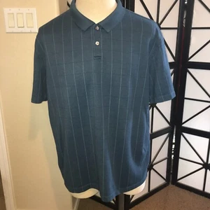 Van Heusen Men’s Polo XXL Green Checked - Picture 1 of 3