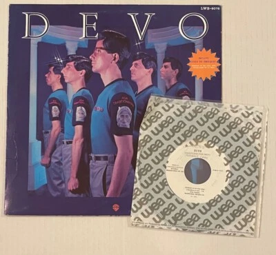 DEVO New Traditionalists 1981 MEXICO ORG LP + Working In The Coal Mine 7" PROMO - Image 1 of 4