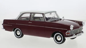 Opel Rekord P2 Dark red/white 1961 Limited Ed by BoS 1/18 Scale New! - Picture 1 of 2