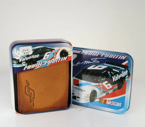 1/24 NASCAR Diecast Model #6 Mark Martin leather wallet Cover