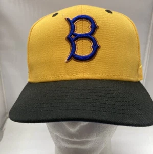 Gorra de béisbol ajustada de los Brooklyn Dodgers 7 1/2 New Era Ebbets Field MLB amarilla - Imagen 1 de 12