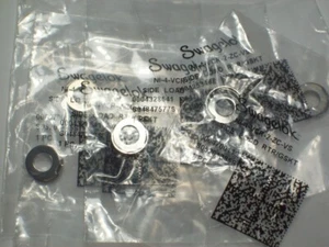 5- Swagelok Nickel VCR Unplated Side-Load Gaskets, NI-4-VCR-2-ZC-VS - Picture 1 of 3
