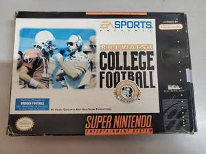 SNES  Bill Walsh College Football - Super Nintendo SNES - Tested No Manual - Picture 1 of 4