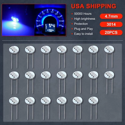 KIT de actualización de 20 luces LED azules reparación de racimo para 03 04 05 06 retroiluminación GMC Foto 1 de 4